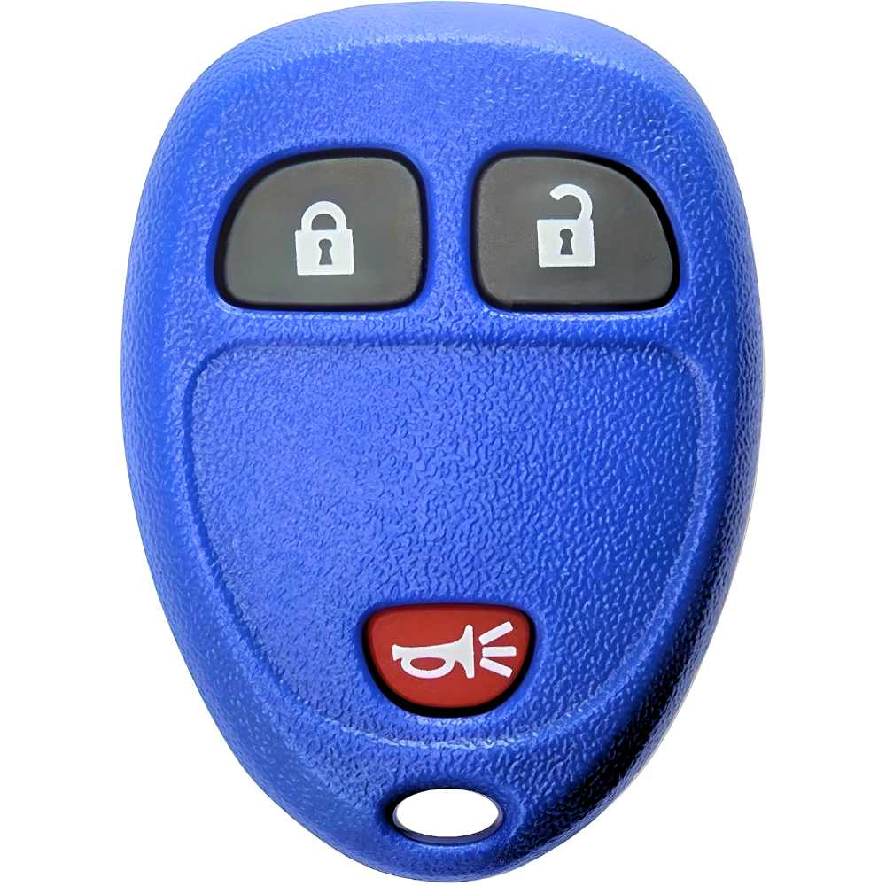 2007, 2008, 2009 Suzuki XL-7 Key Fob Replacement 3-Button Keyless Entry Remote PN: 15913420 - Blue